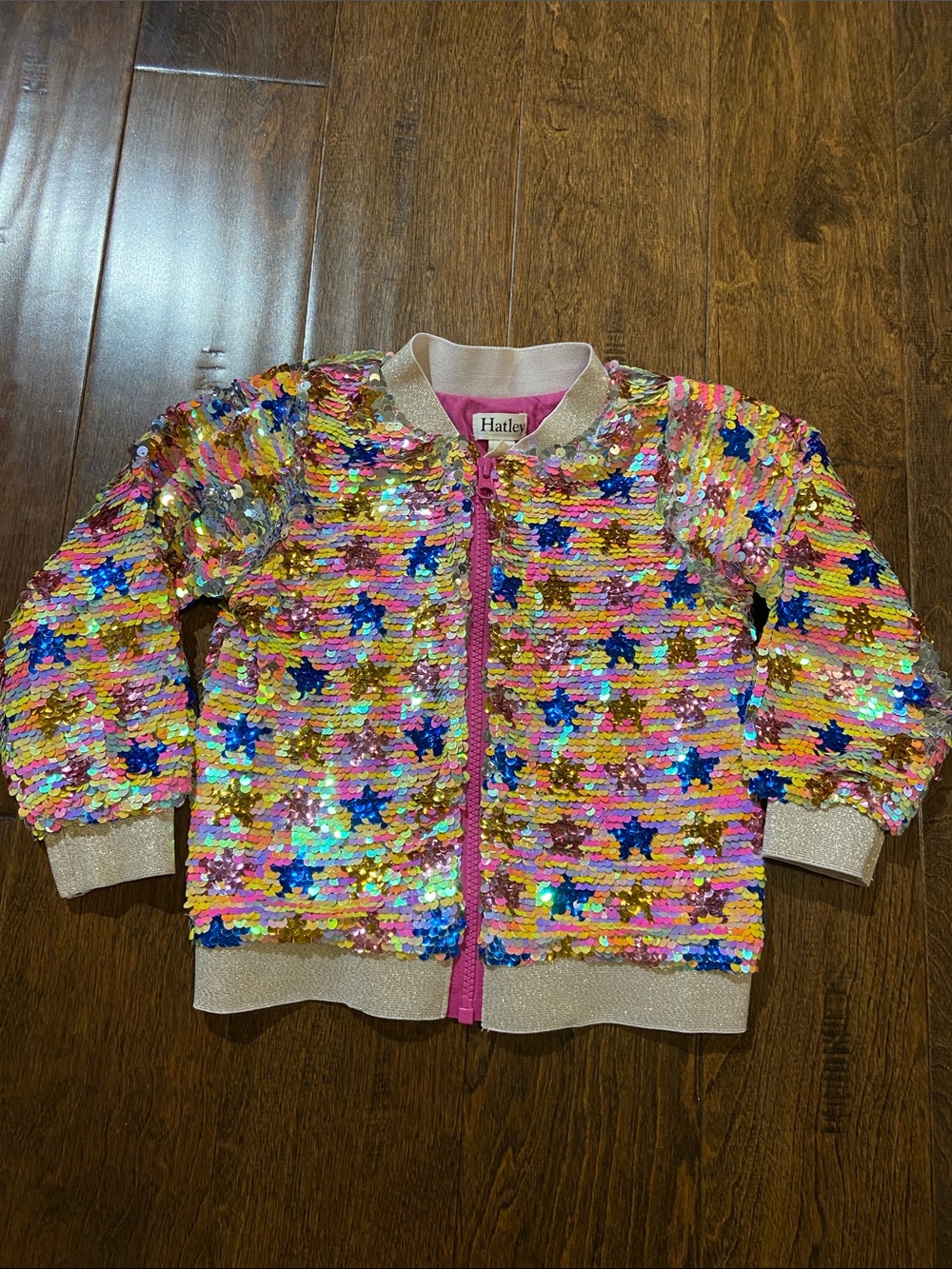 Hatley sequin bomber jacket SZ 3T baby/toddler girl